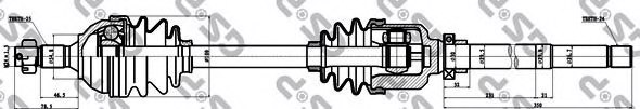 GSP 210150 Drive Shaft